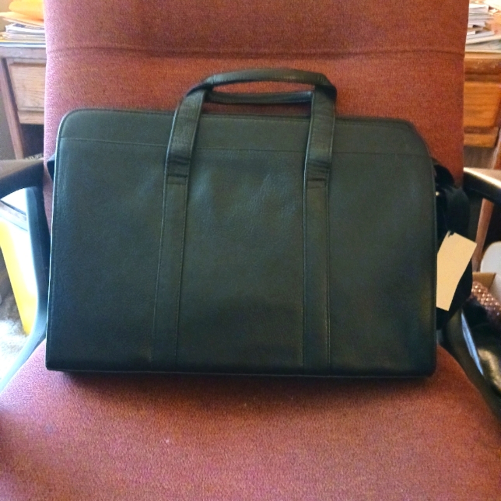 Vintage Wilson Leather Briefcase. New